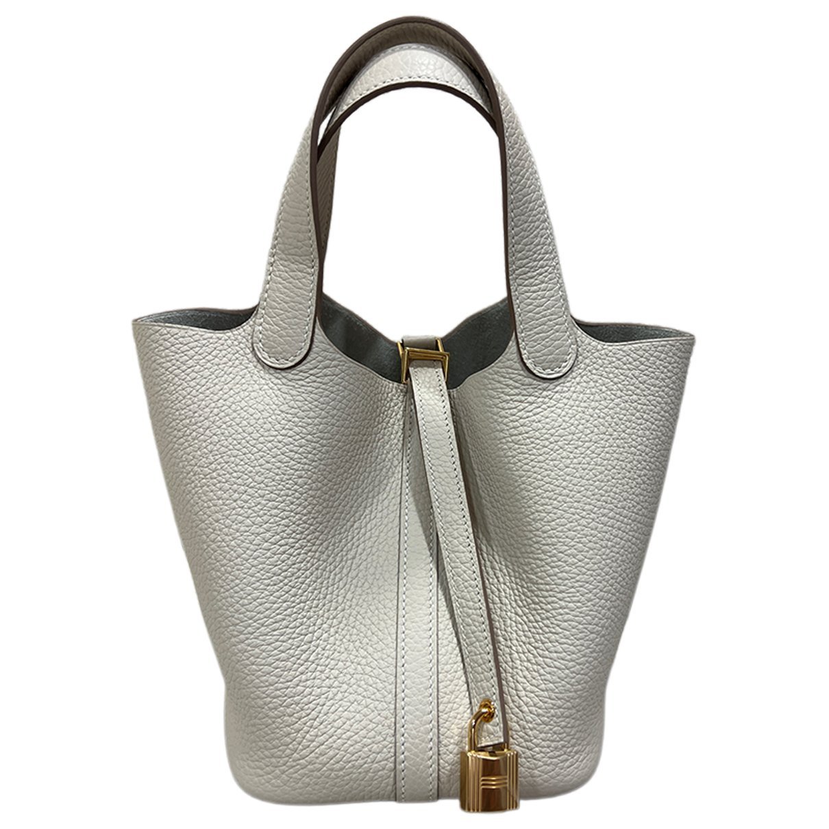 Picotin leather handbag