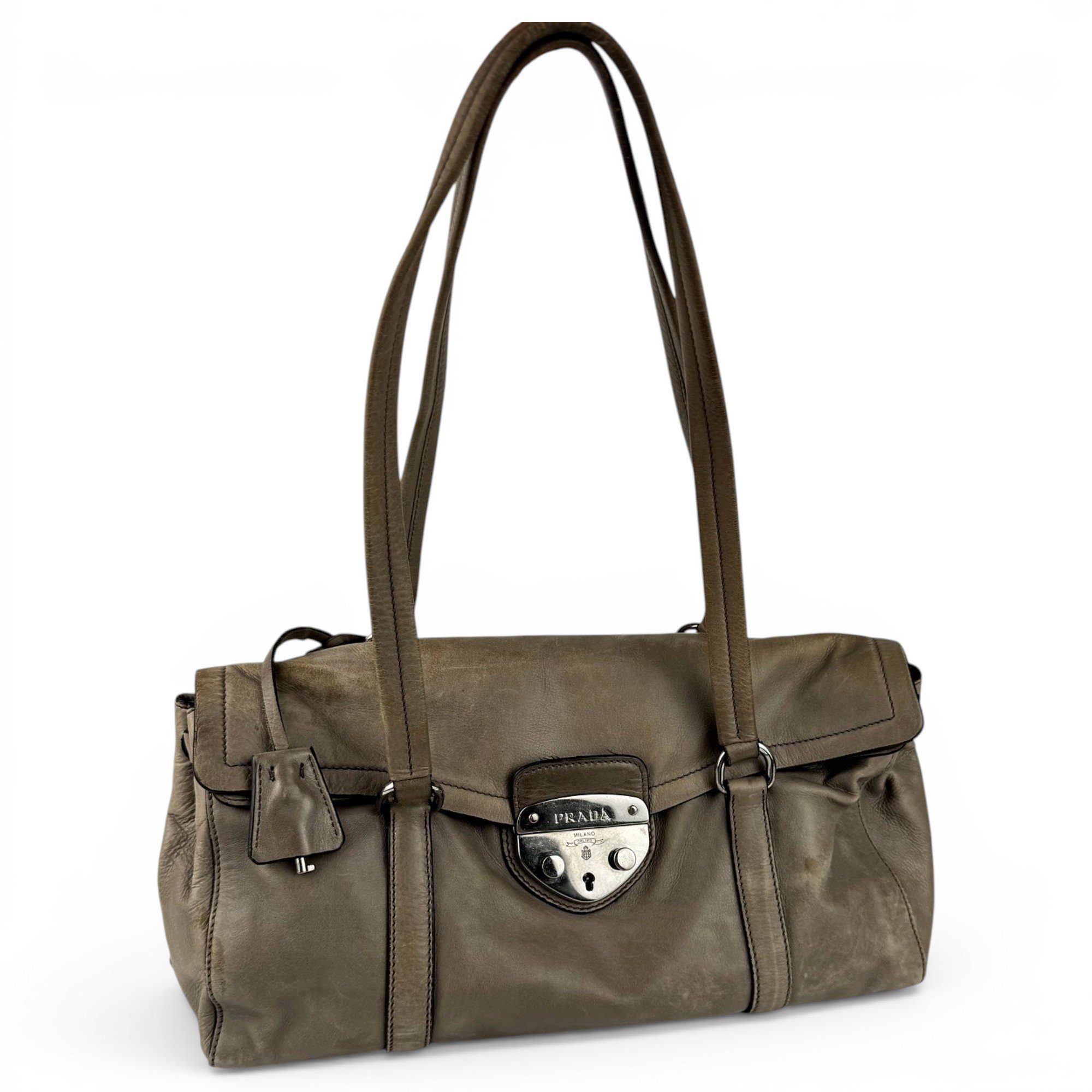 Leather handbag