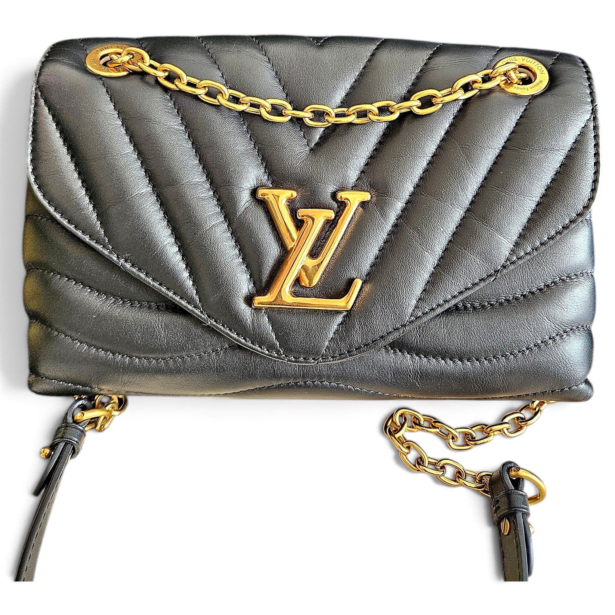 New Wave leather handbag