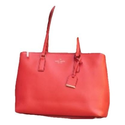 Leather tote