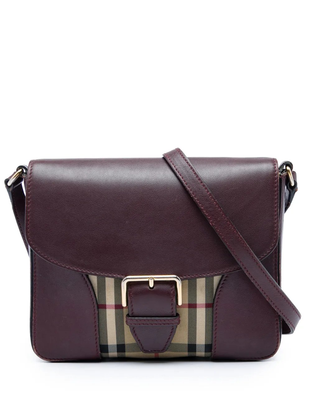 2000-2017 Small Haymarket Check Nylon and Leather Dickens crossbody bag
