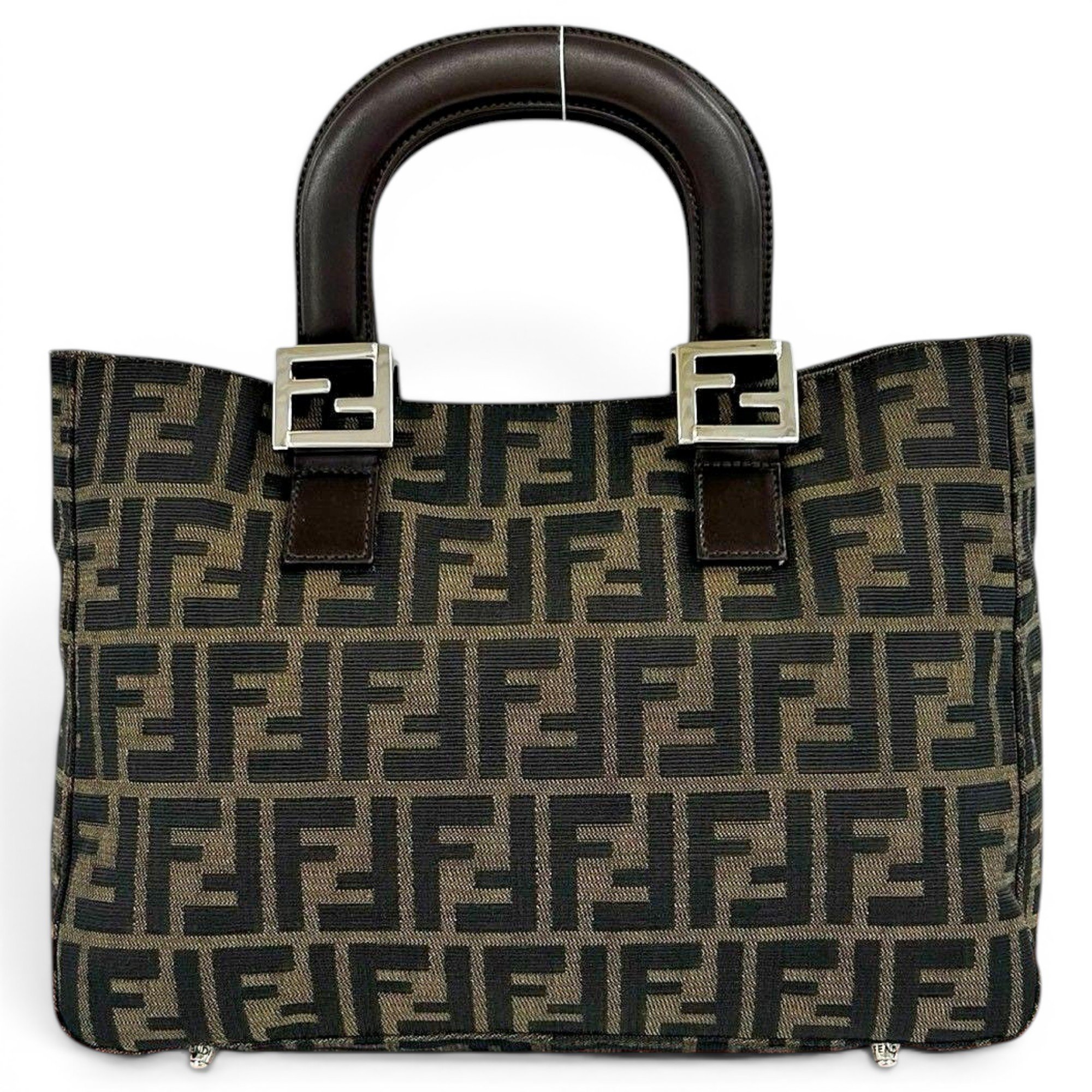 FF leather tote