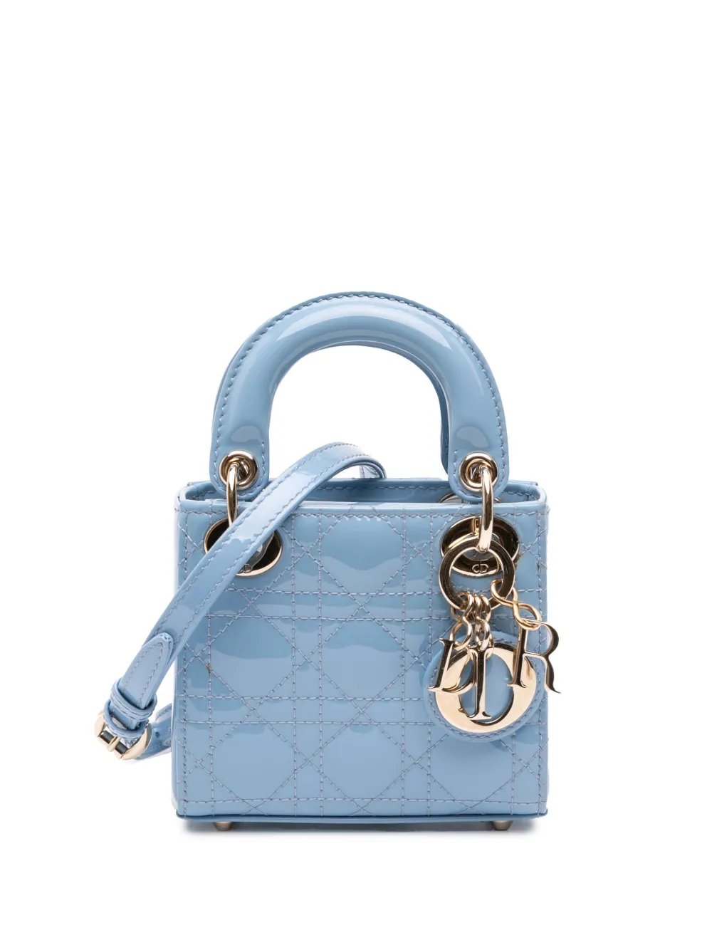 2021 Micro Patent Cannage Lady Dior satchel