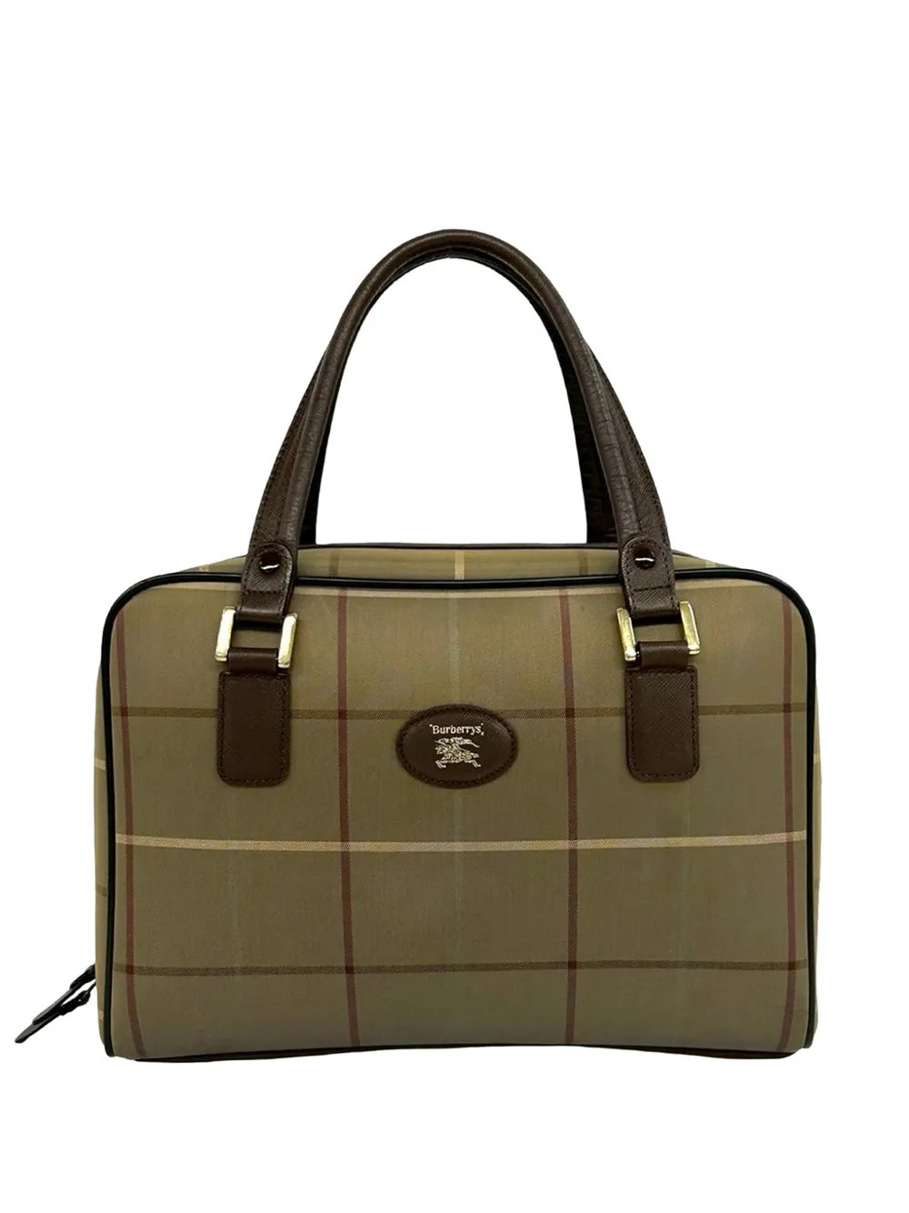 20th Century Vintage Check Canvas handbag