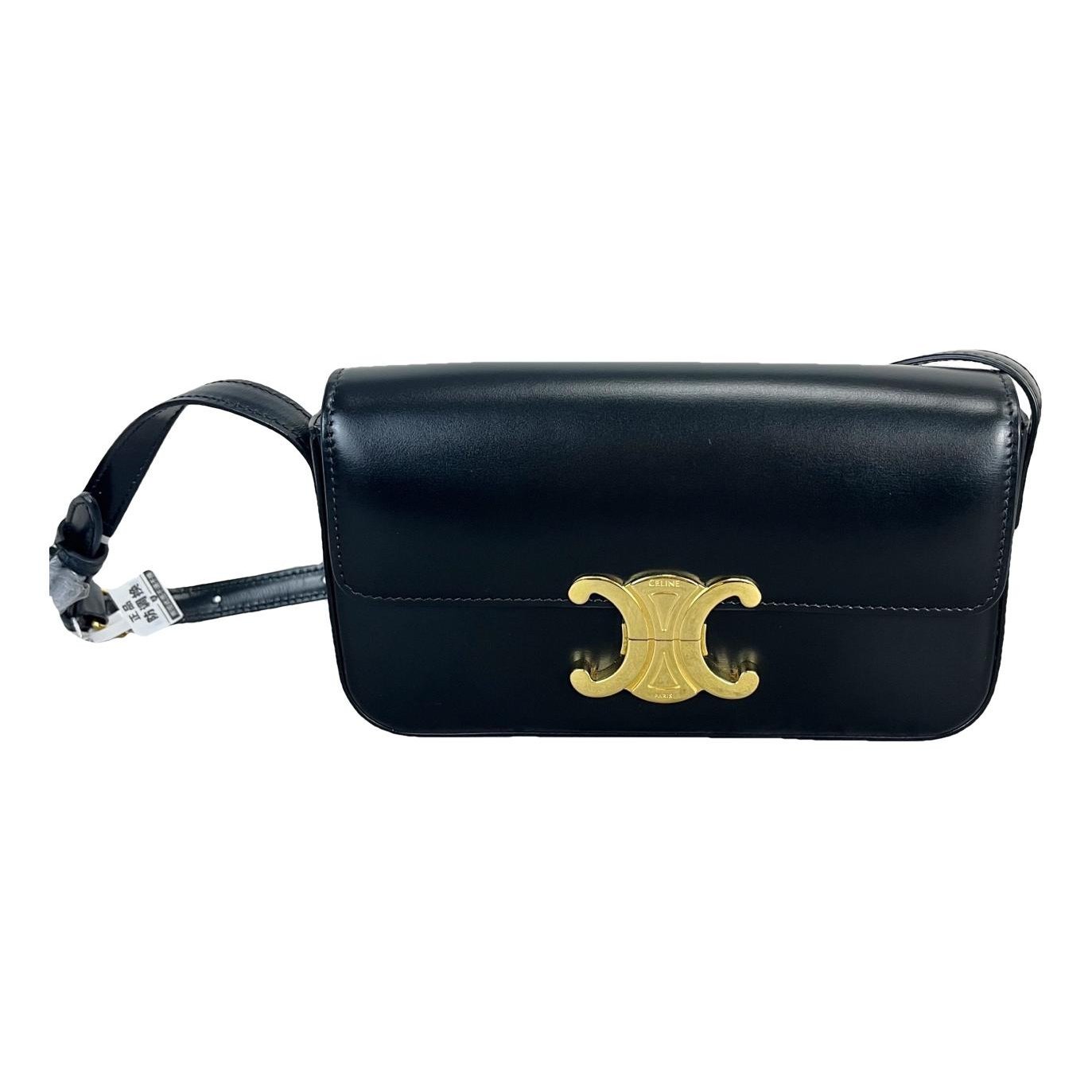 Triomphe leather handbag