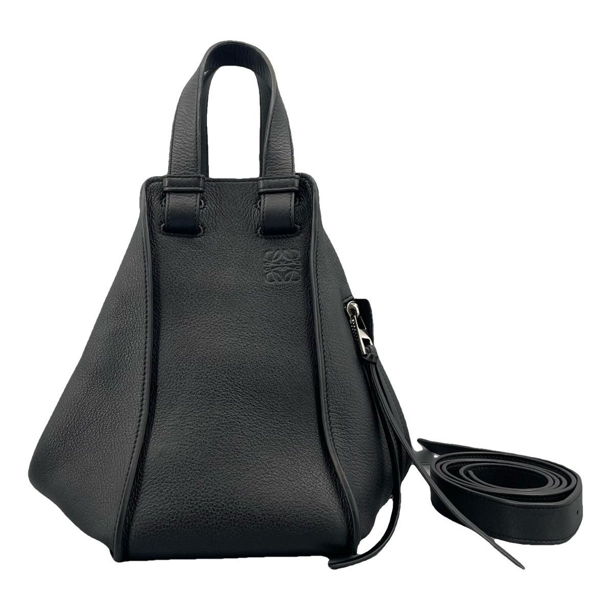 Hammock leather handbag
