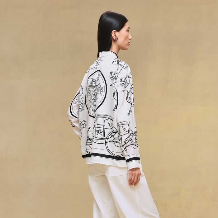 Blanc Nacre "Ex-libris a Main Levee" Classic Shirt