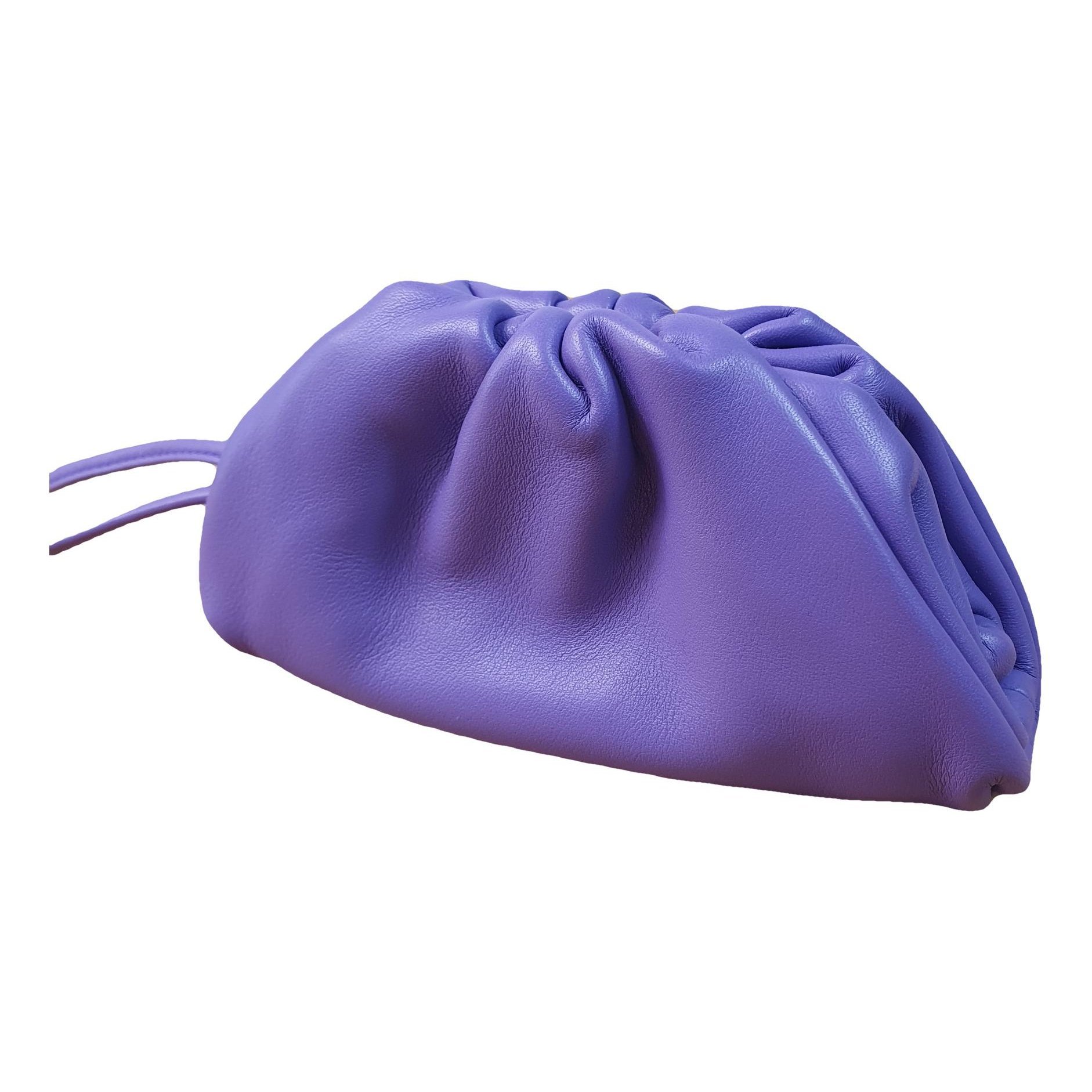 Pouch leather handbag