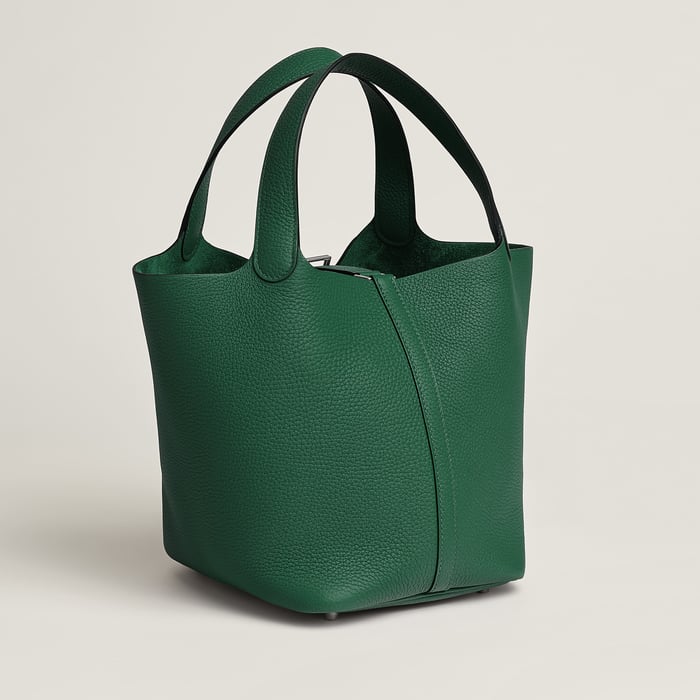Vert Moyen Picotin Lock 22 Bag