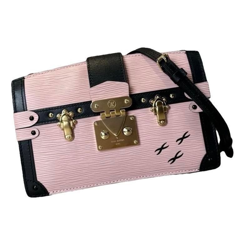 Pochette Trunk leather handbag