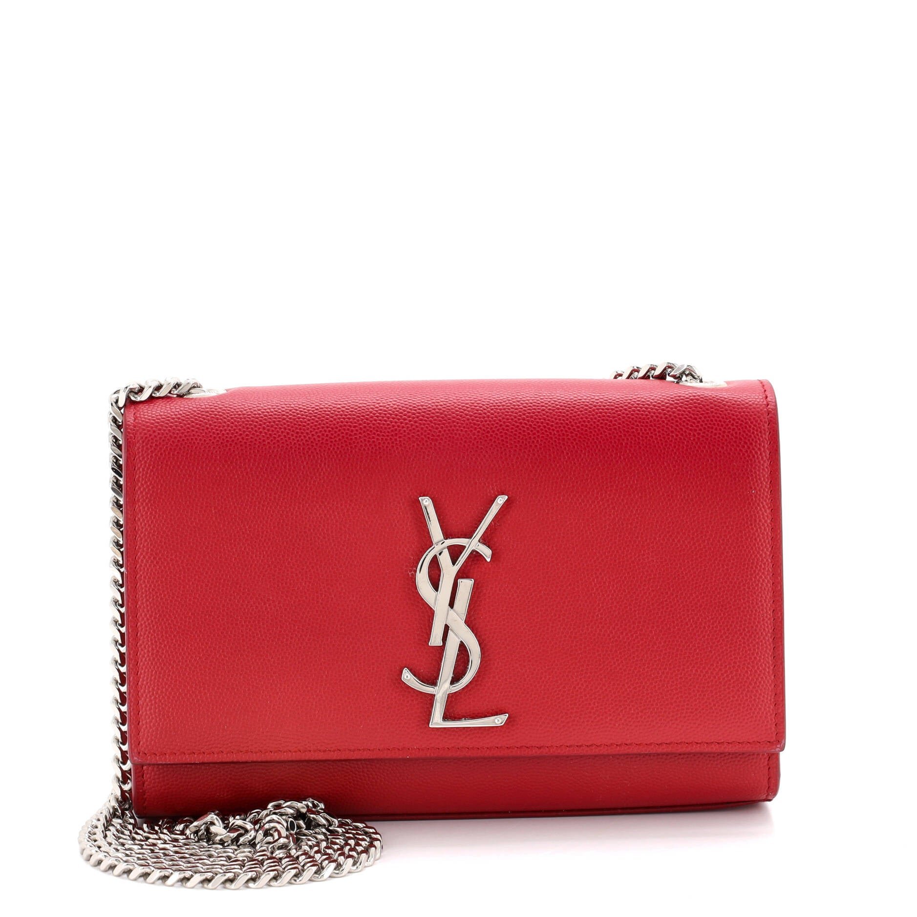 Classic Monogram Crossbody Bag Grainy Leather Small