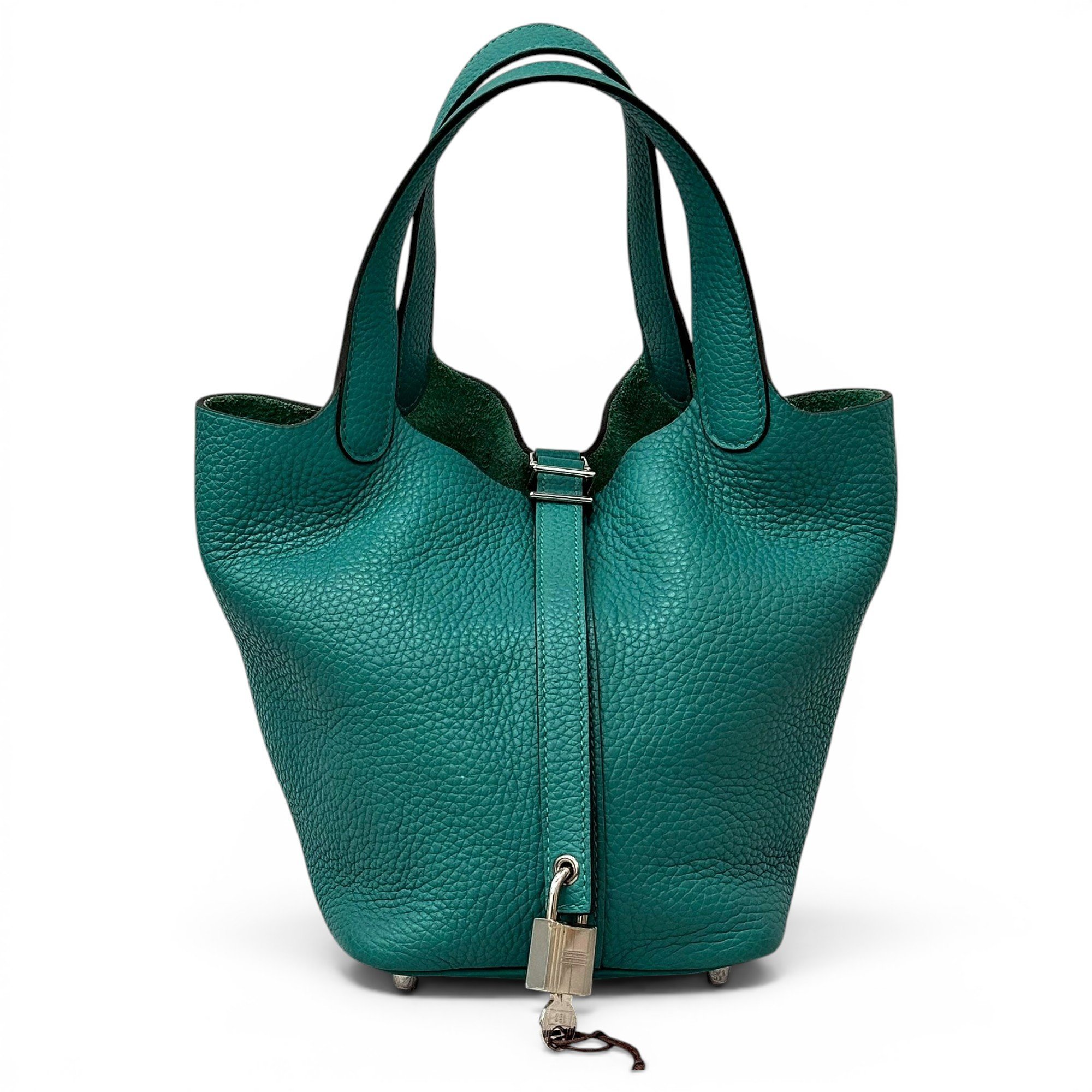 Picotin leather handbag