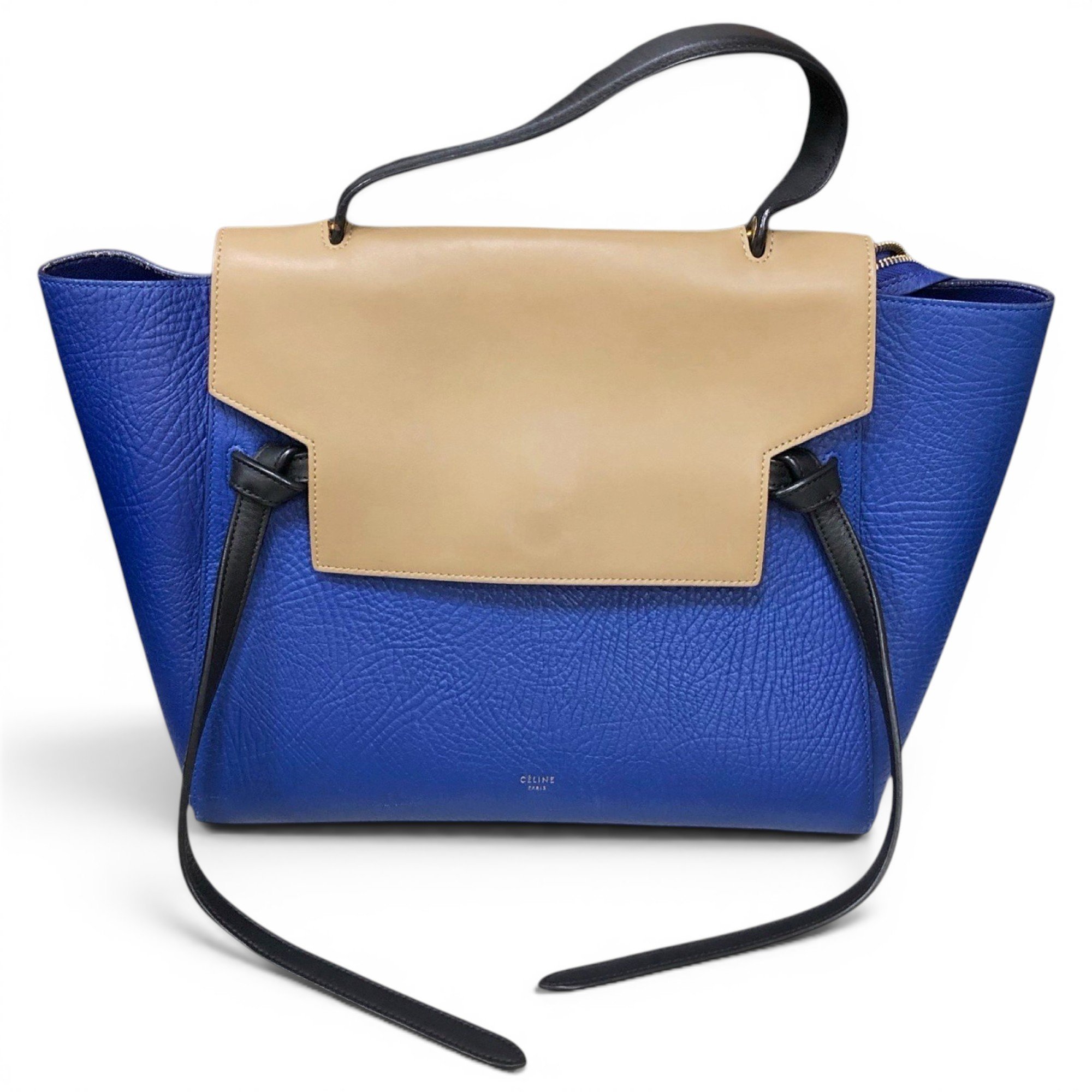 Belt leather handbag