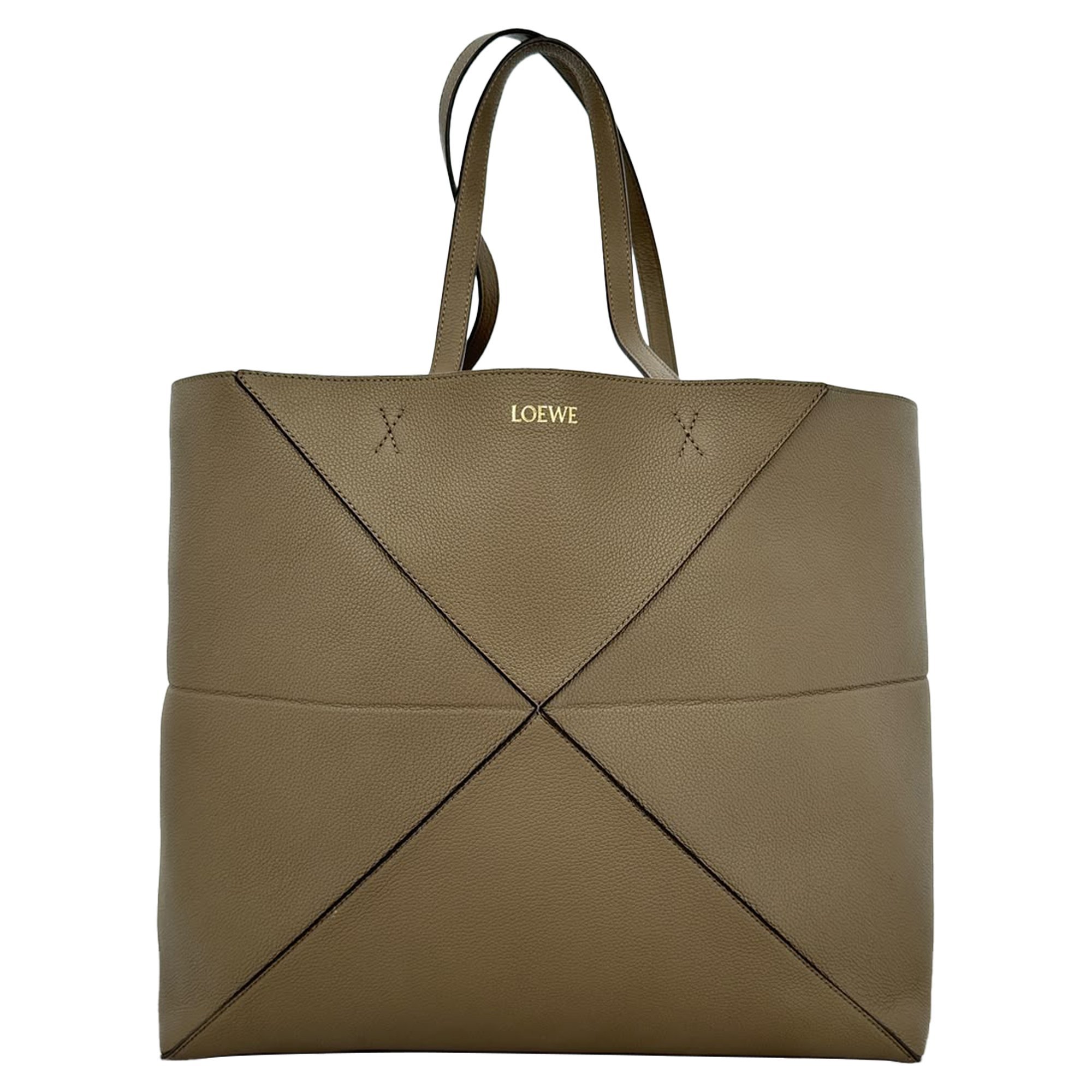 Puzzle Fold leather bag