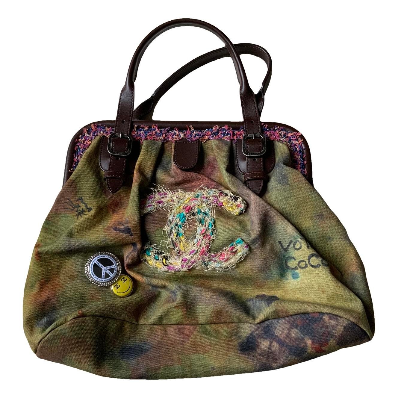 Graffiti cloth handbag