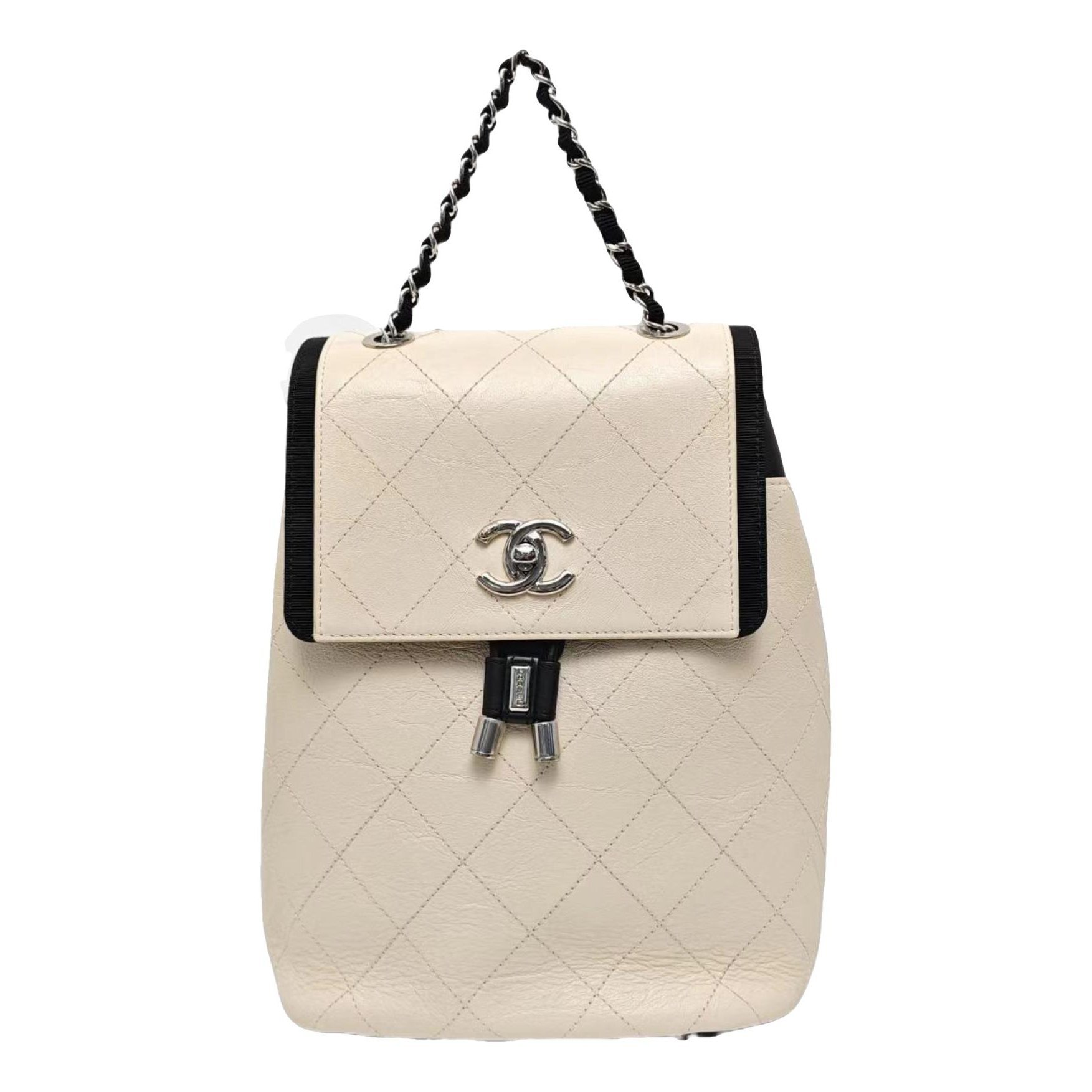 Leather backpack