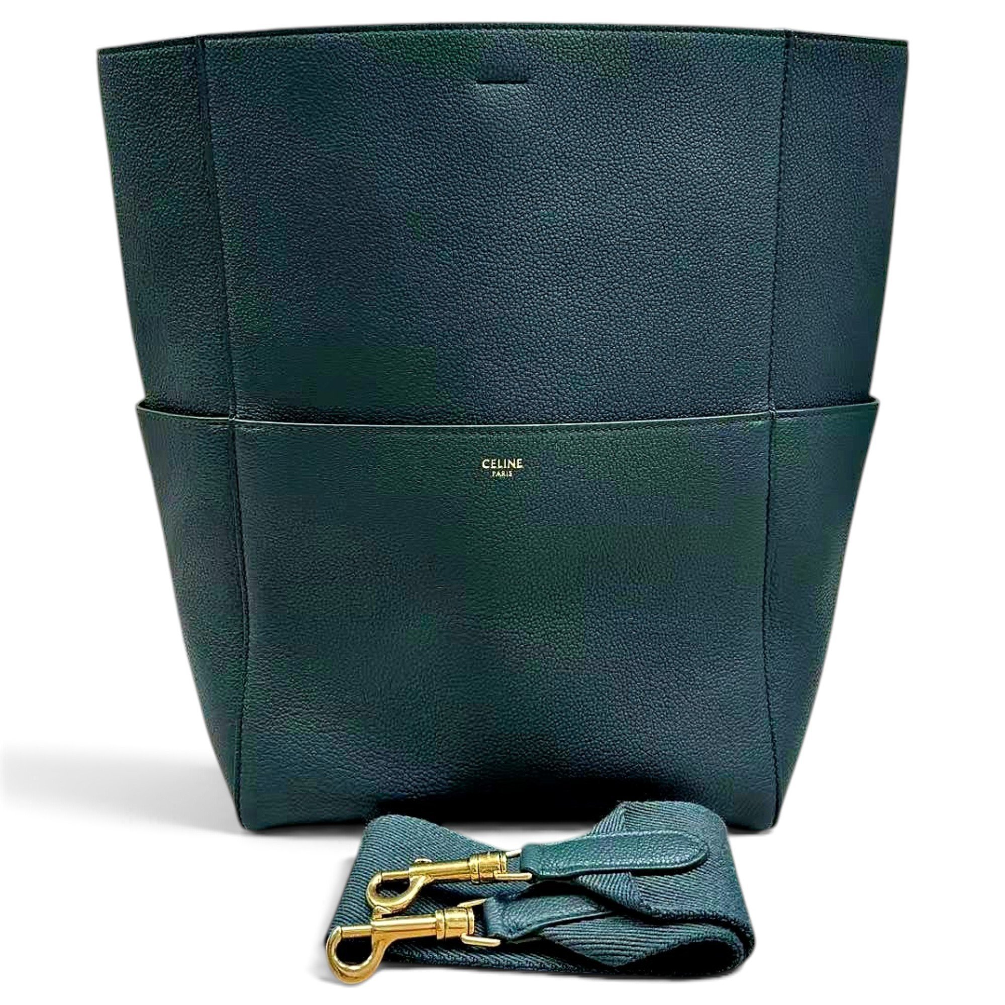 Seau Sangle leather tote