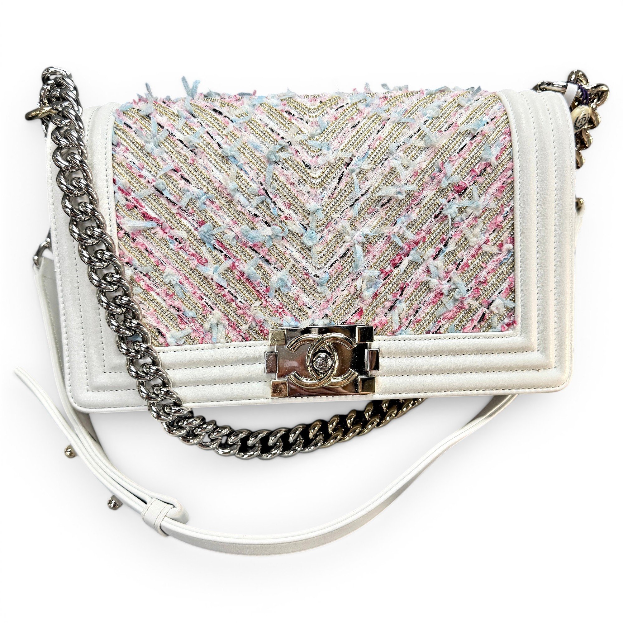 Boy leather crossbody bag