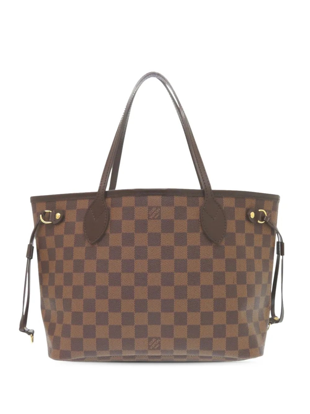2010 Damier Ebene Neverfull PM tote bag