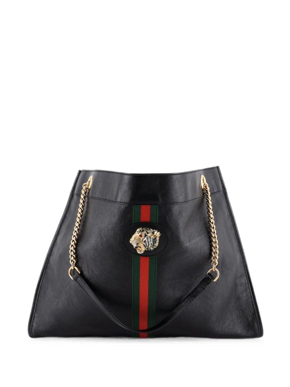 Rajah Chain Leather Large tote bag