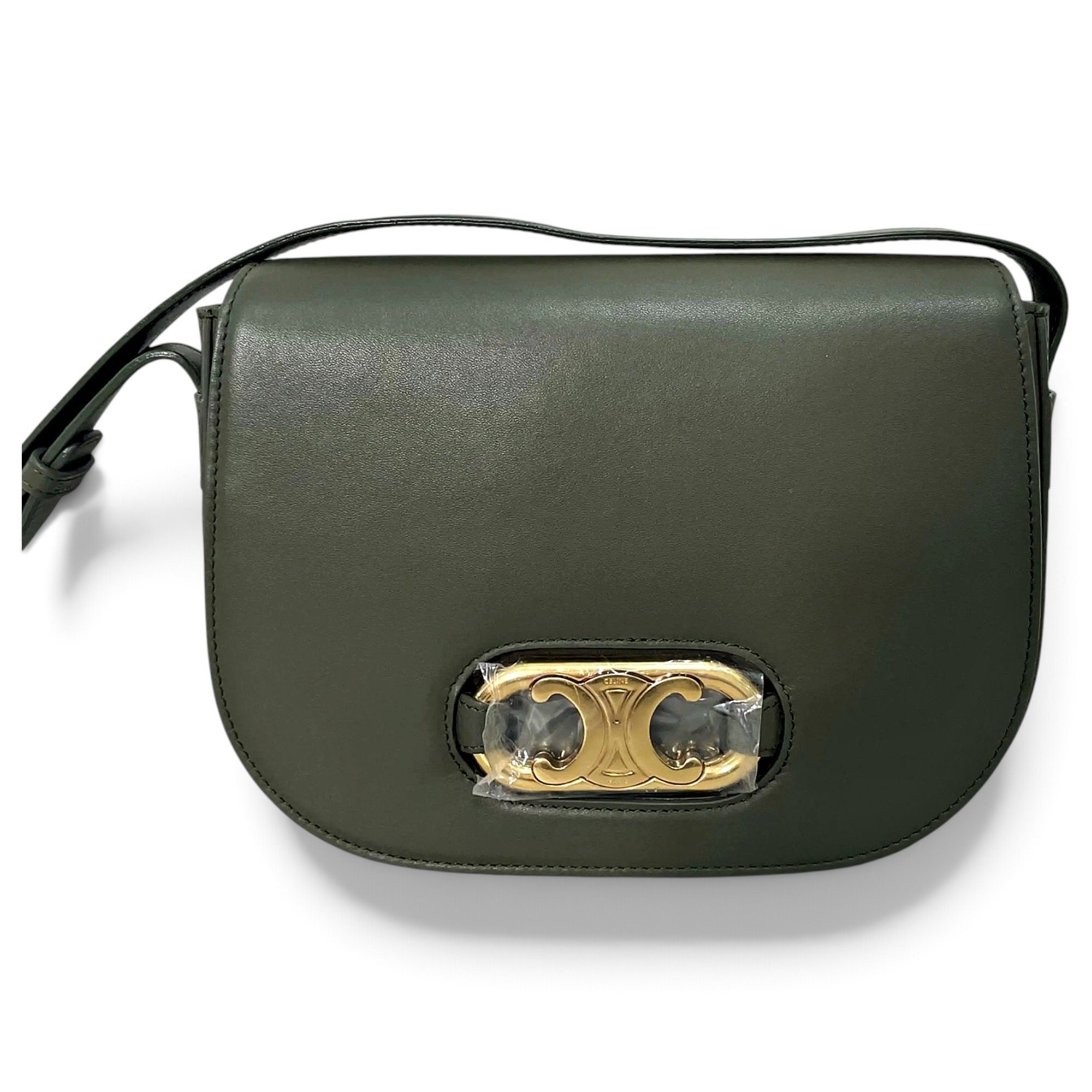 Triomphe leather crossbody bag