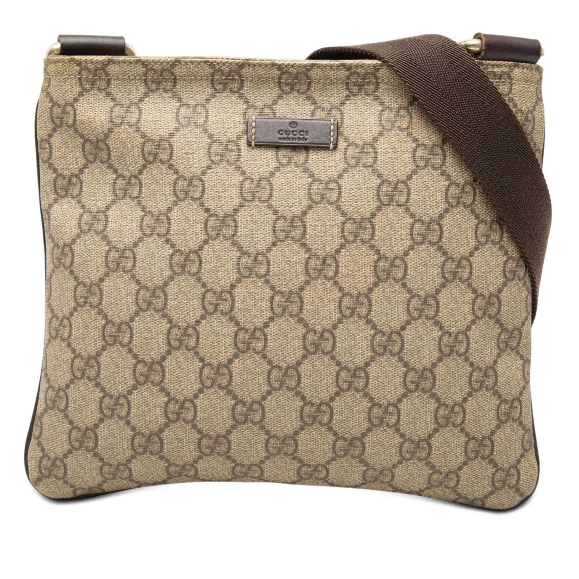 Gucci B leather crossbody bag