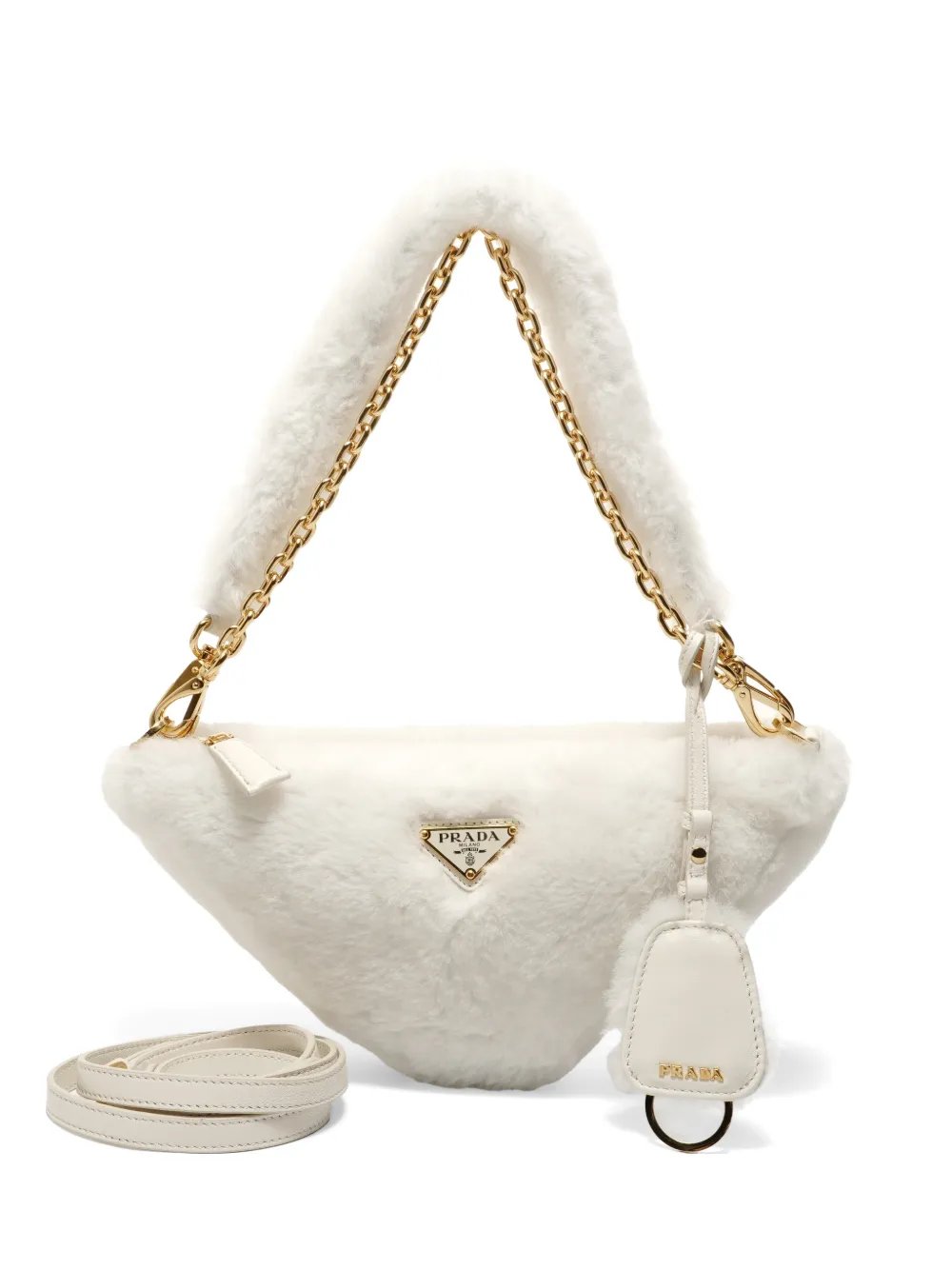 2010-2020s shearling shoulder bag