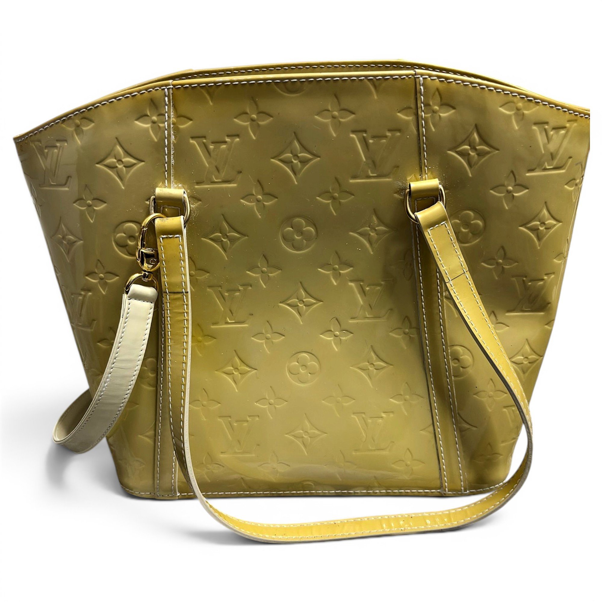 Saleya patent leather tote