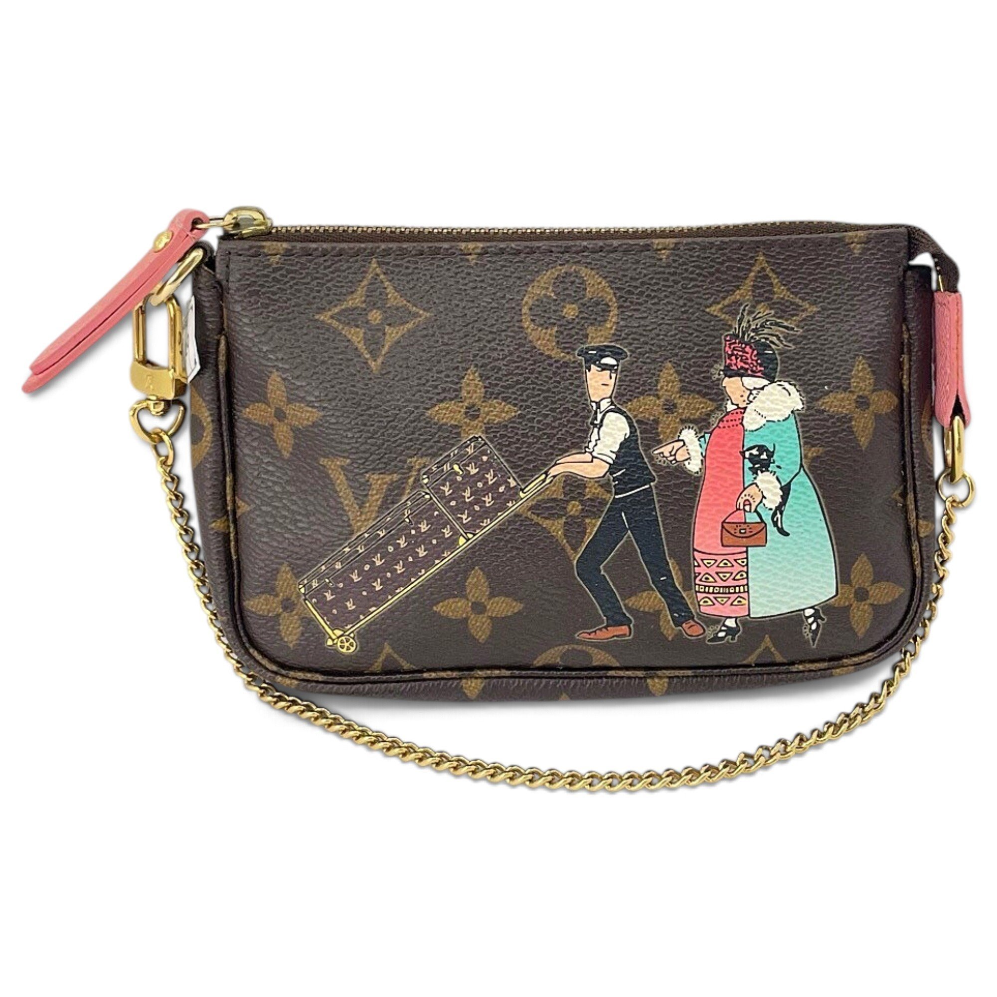 Pochette Accessoire leather handbag