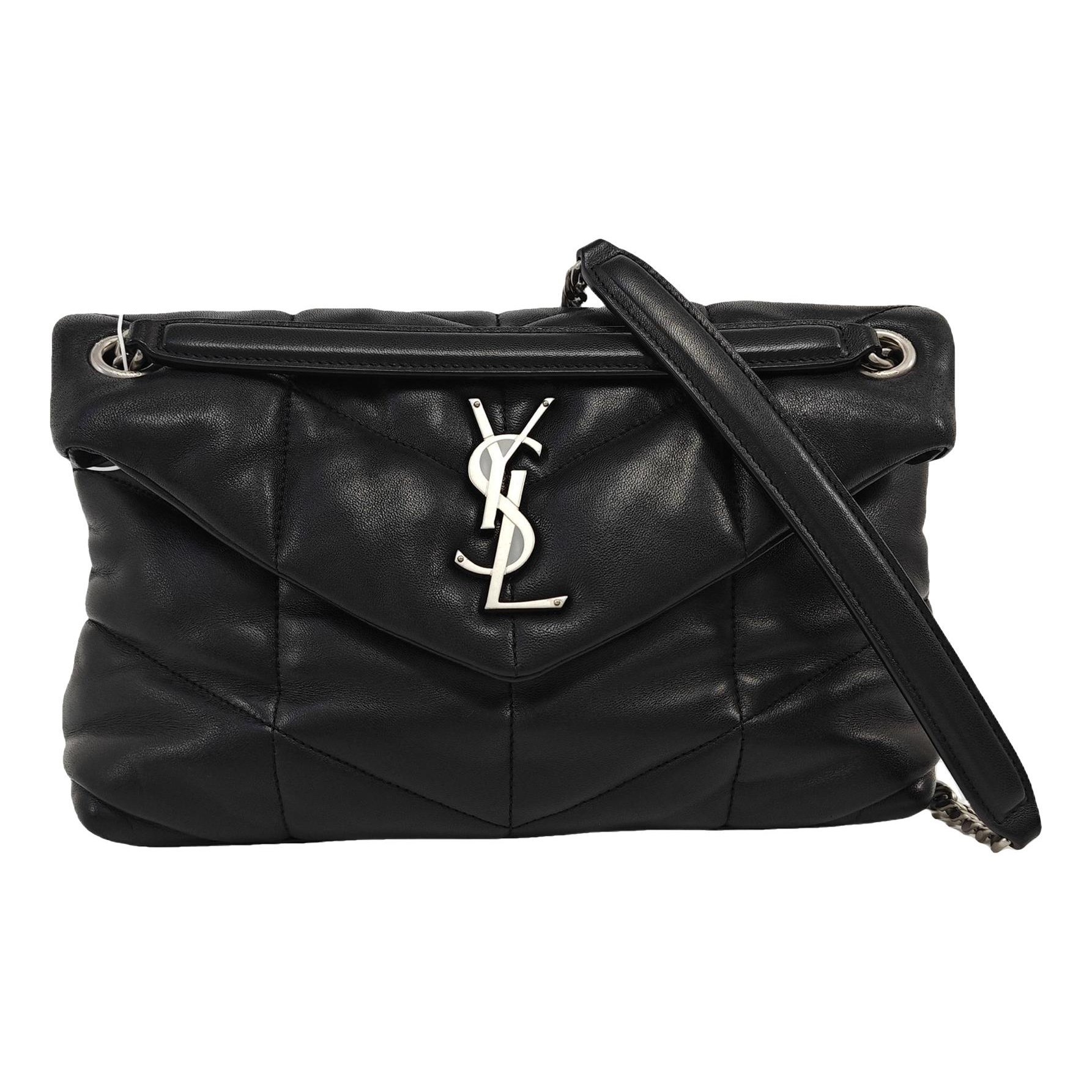 Loulou Puffer leather crossbody bag