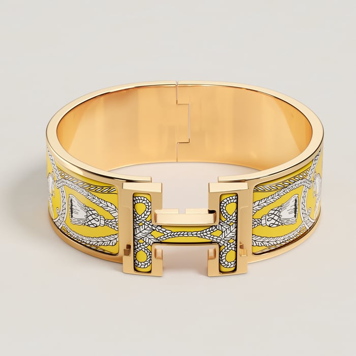 Crépuscule Jaune Clic Clac H Grand Apparat Bracelet