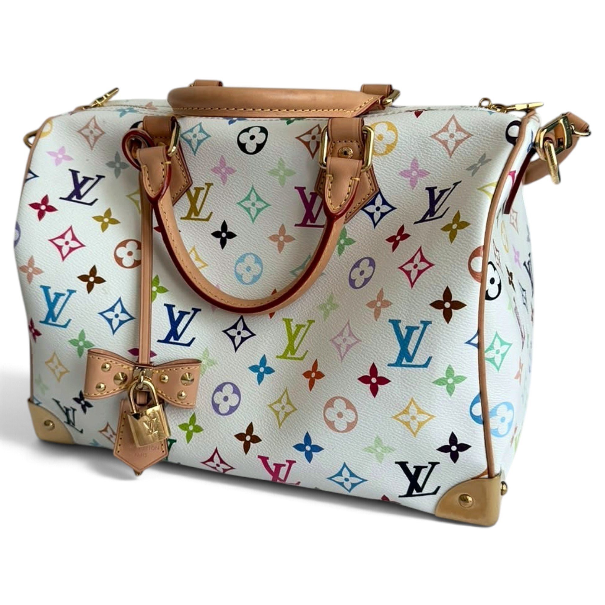 Speedy Bandoulière leather bowling bag