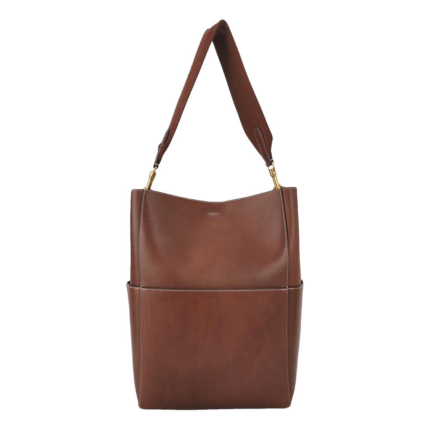 Seau Sangle leather tote