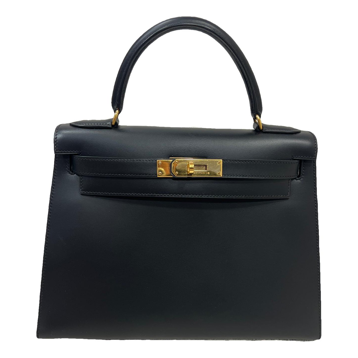 Kelly 28 leather handbag