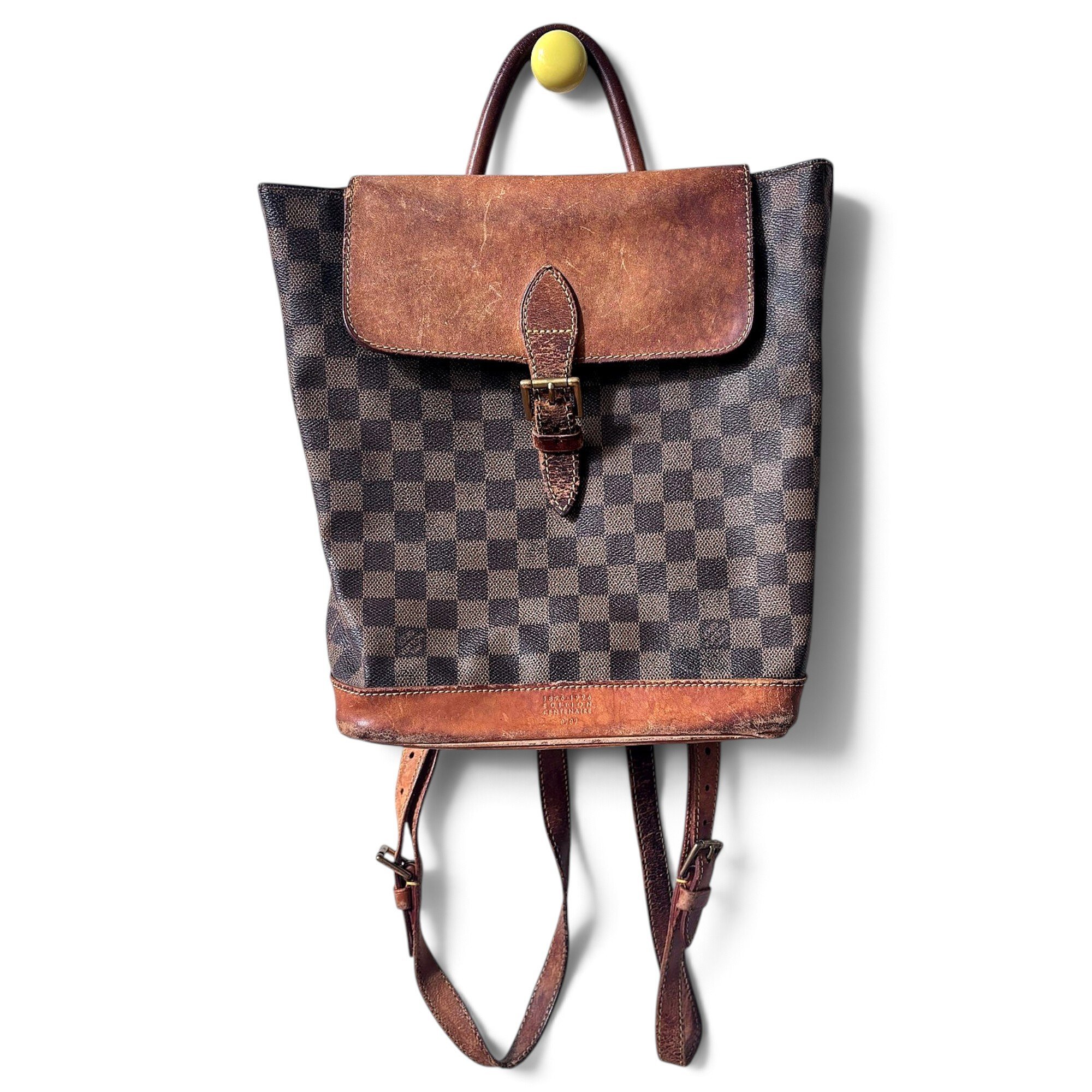 Arlequin leather backpack
