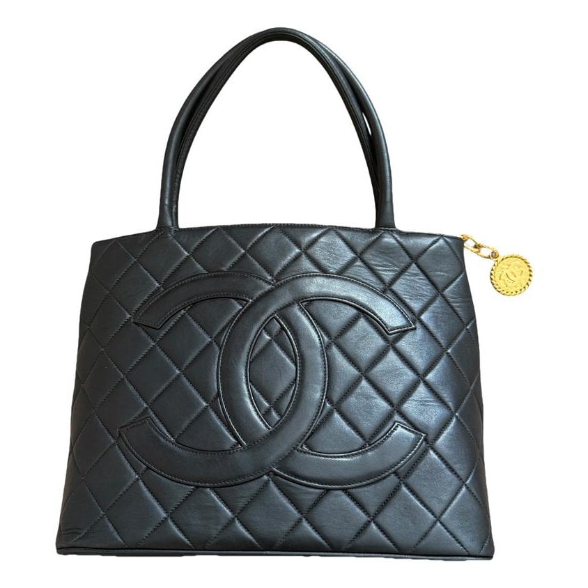 Leather tote