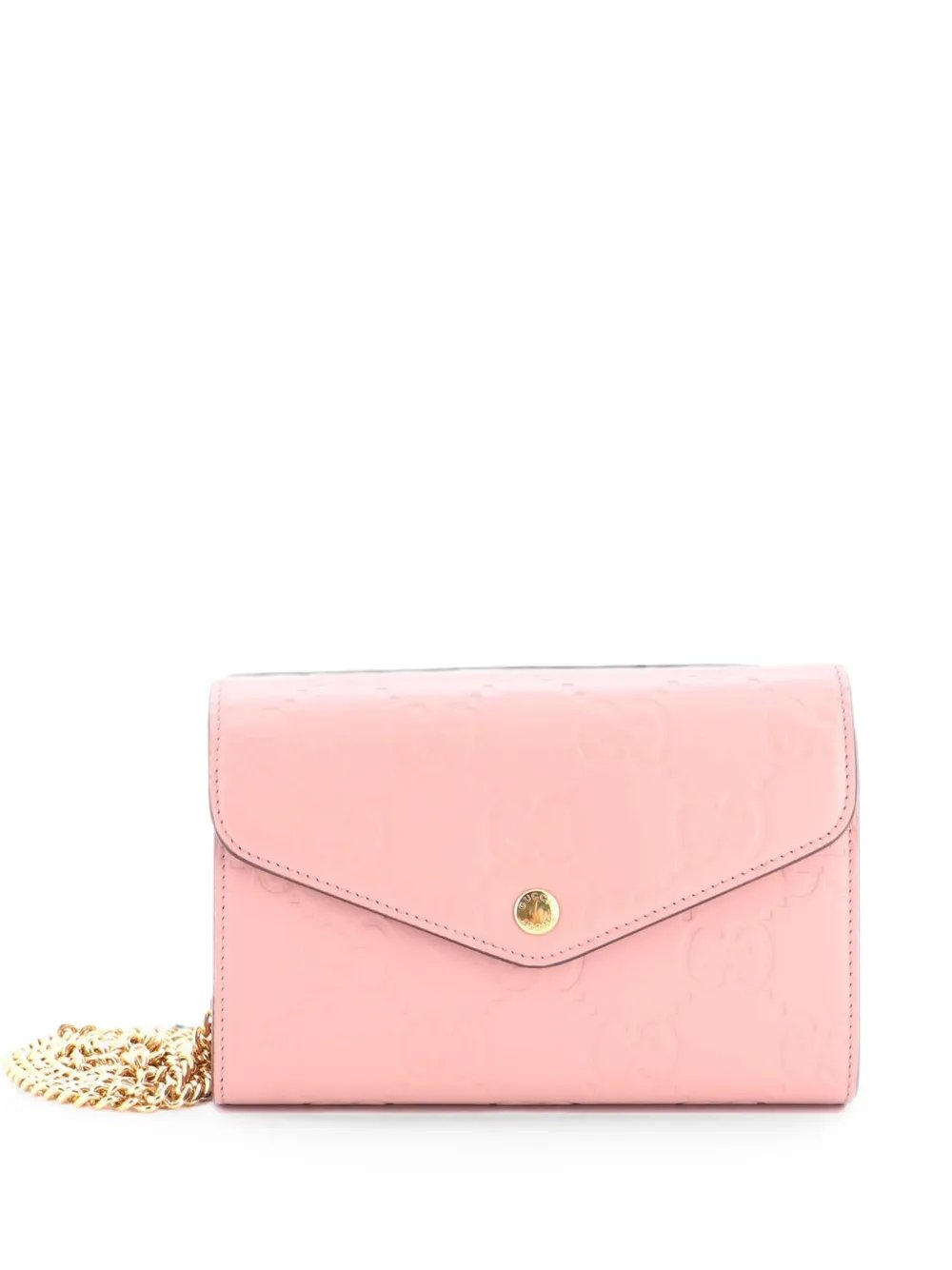 Envelope Wallet on Chain Guccissima Leather shoulder bag