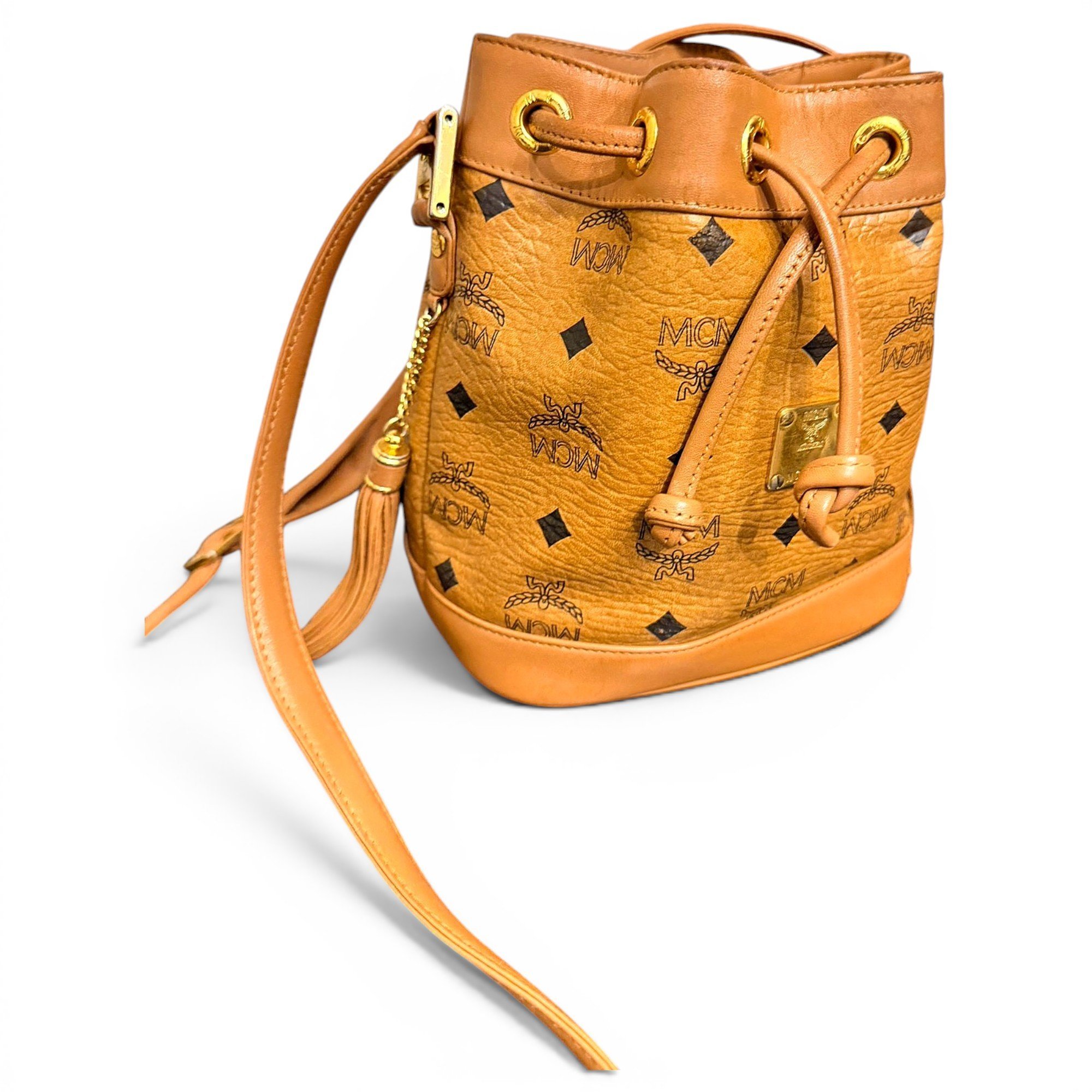 Heritage Drawstring leather crossbody bag