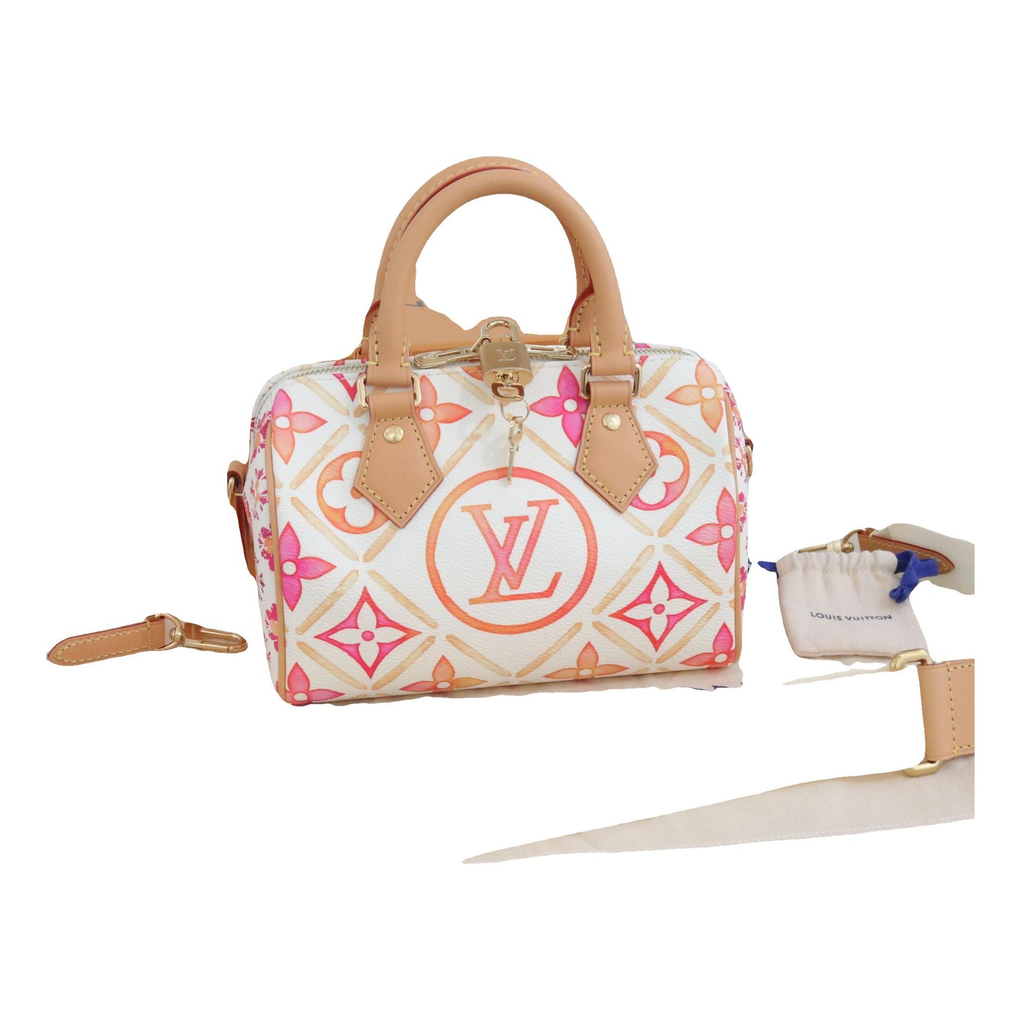 Speedy leather handbag