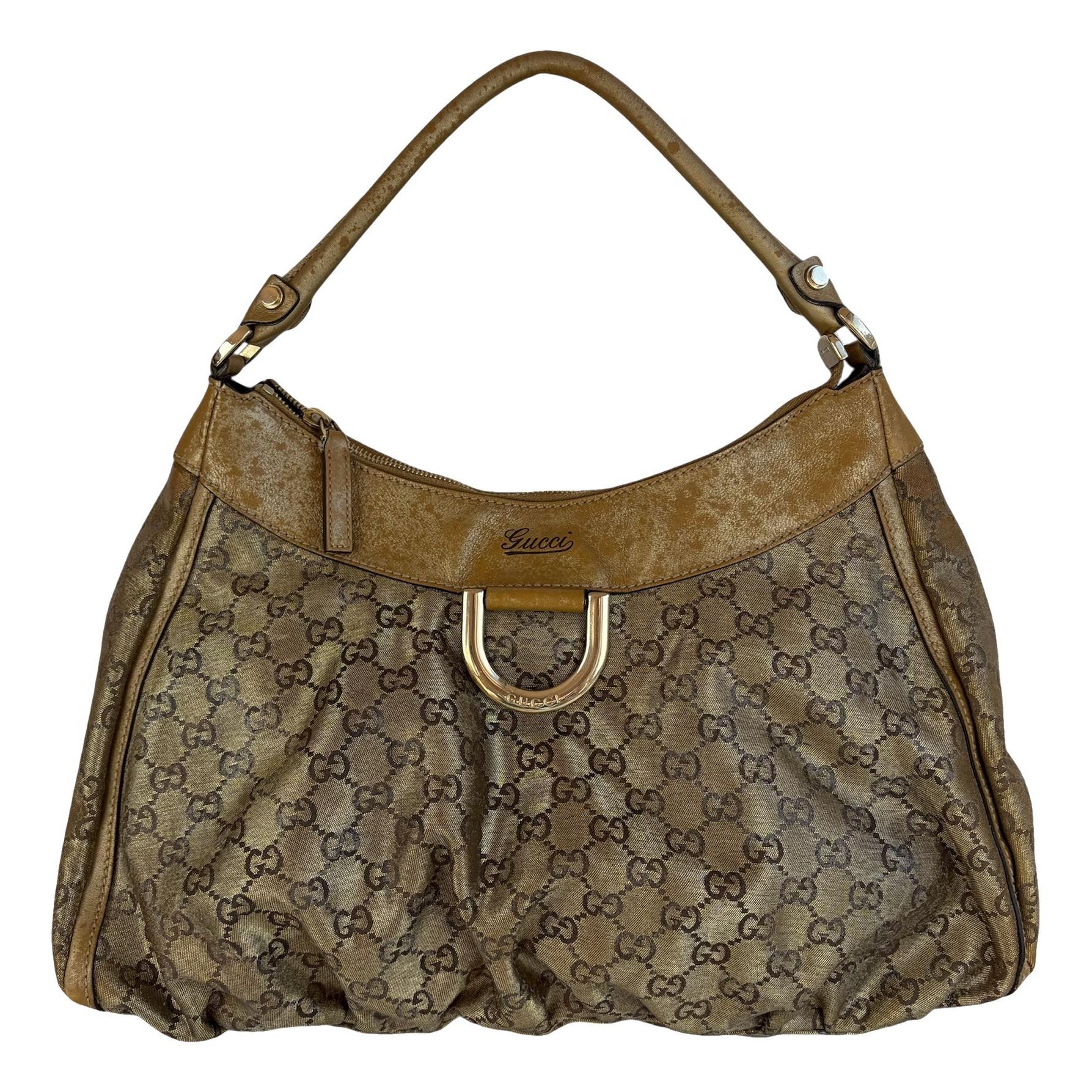 Hobo leather handbag