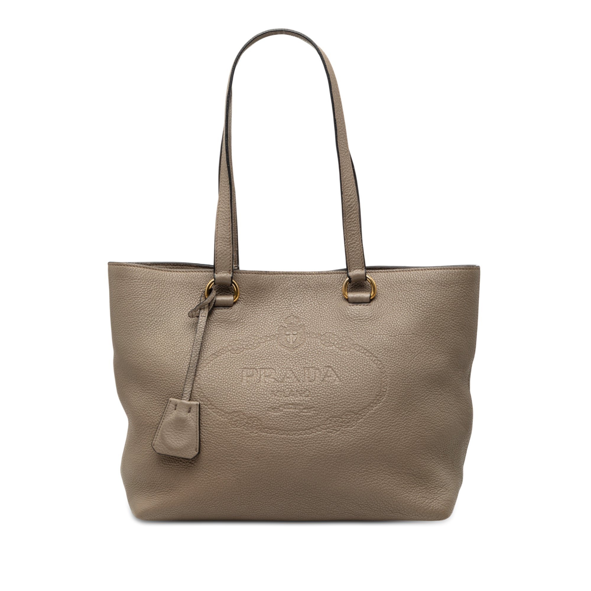Leather tote