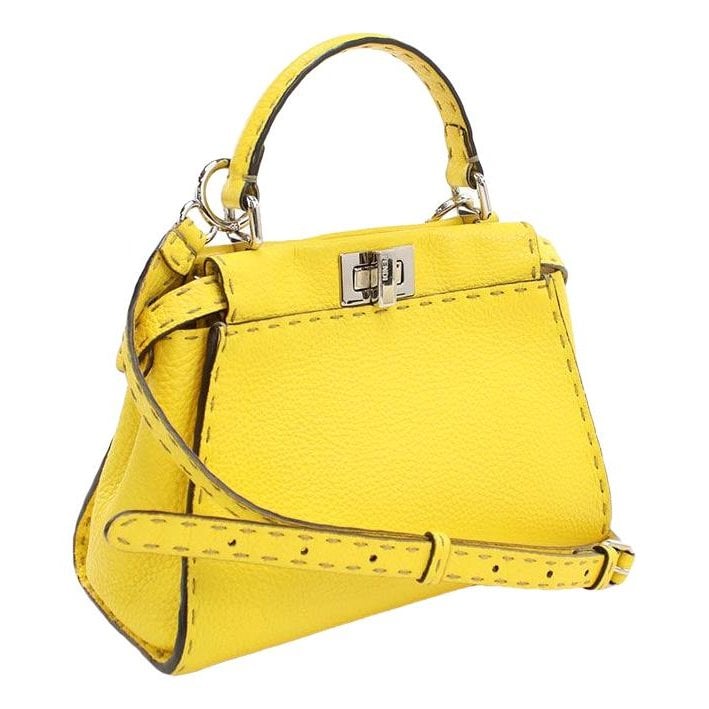 Peekaboo leather handbag