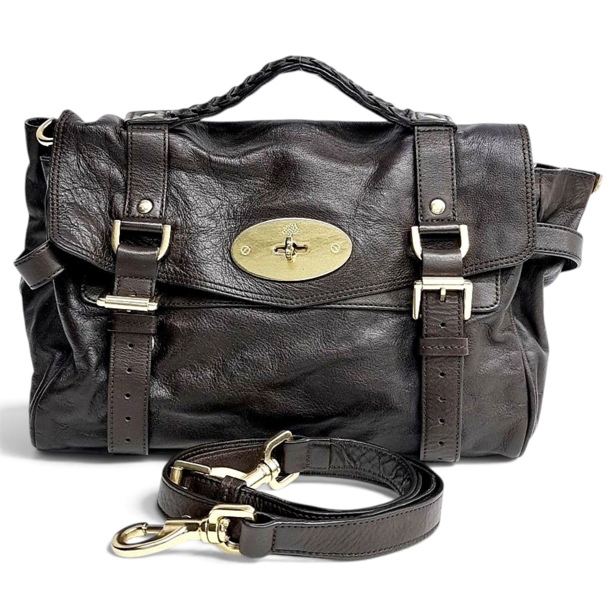 Alexa leather tote