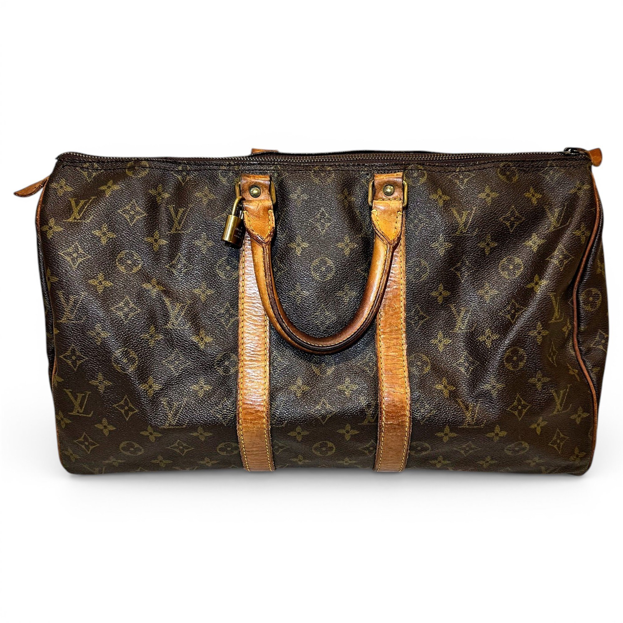 Keepall leather 48h bag