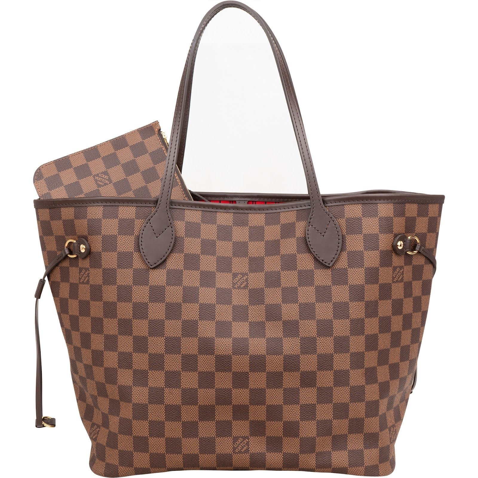 Louis Vuitton Neverfull leather handbag
