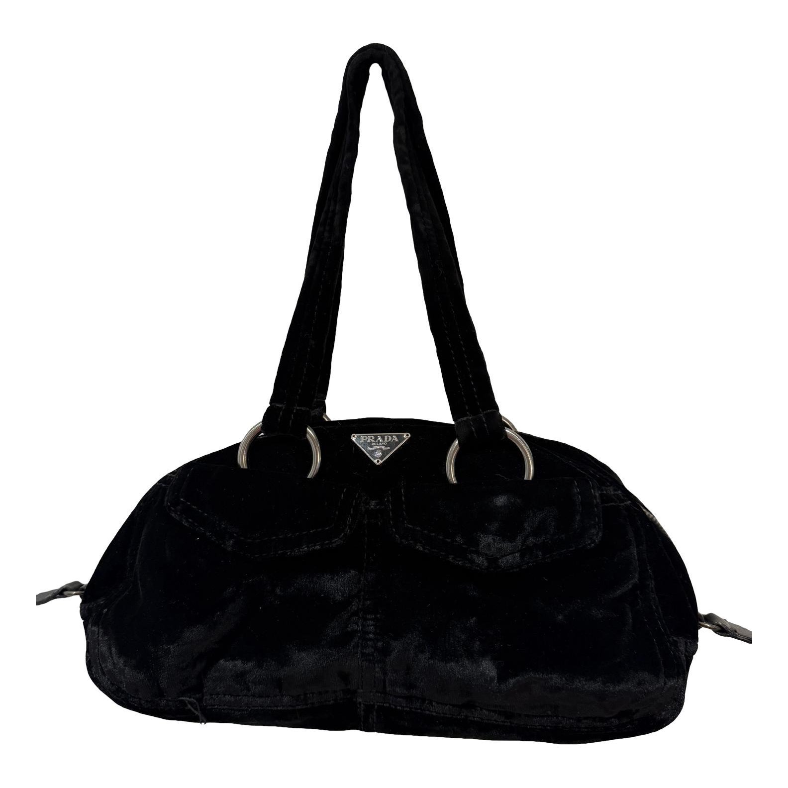 Velvet handbag
