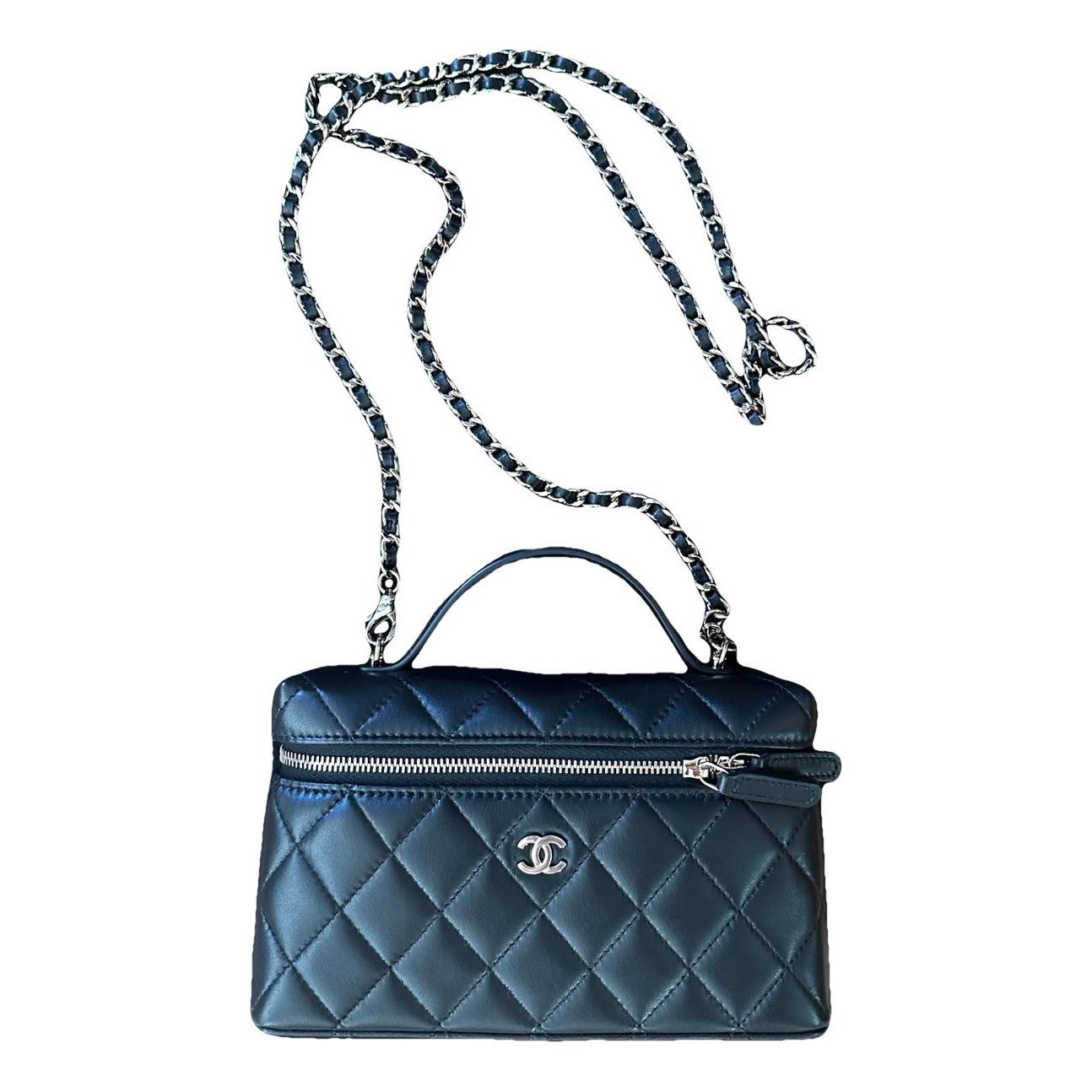 Trendy CC Vanity leather handbag