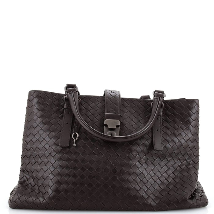 Bottega Veneta Roma Bag Intrecciato Nappa Medium