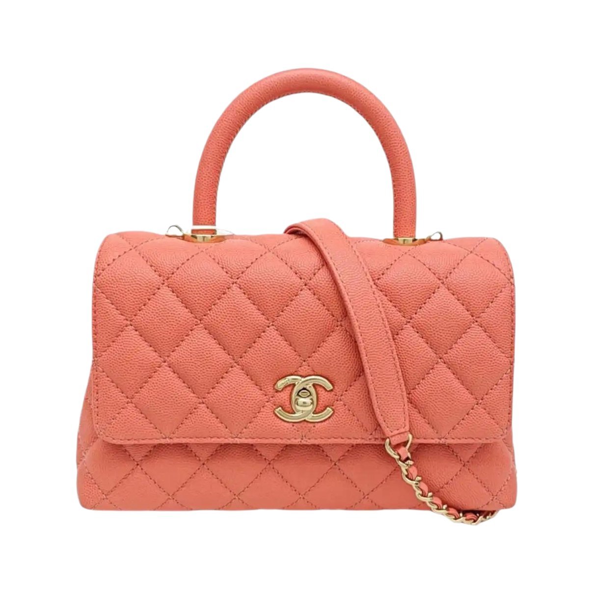 Coco Handle leather handbag