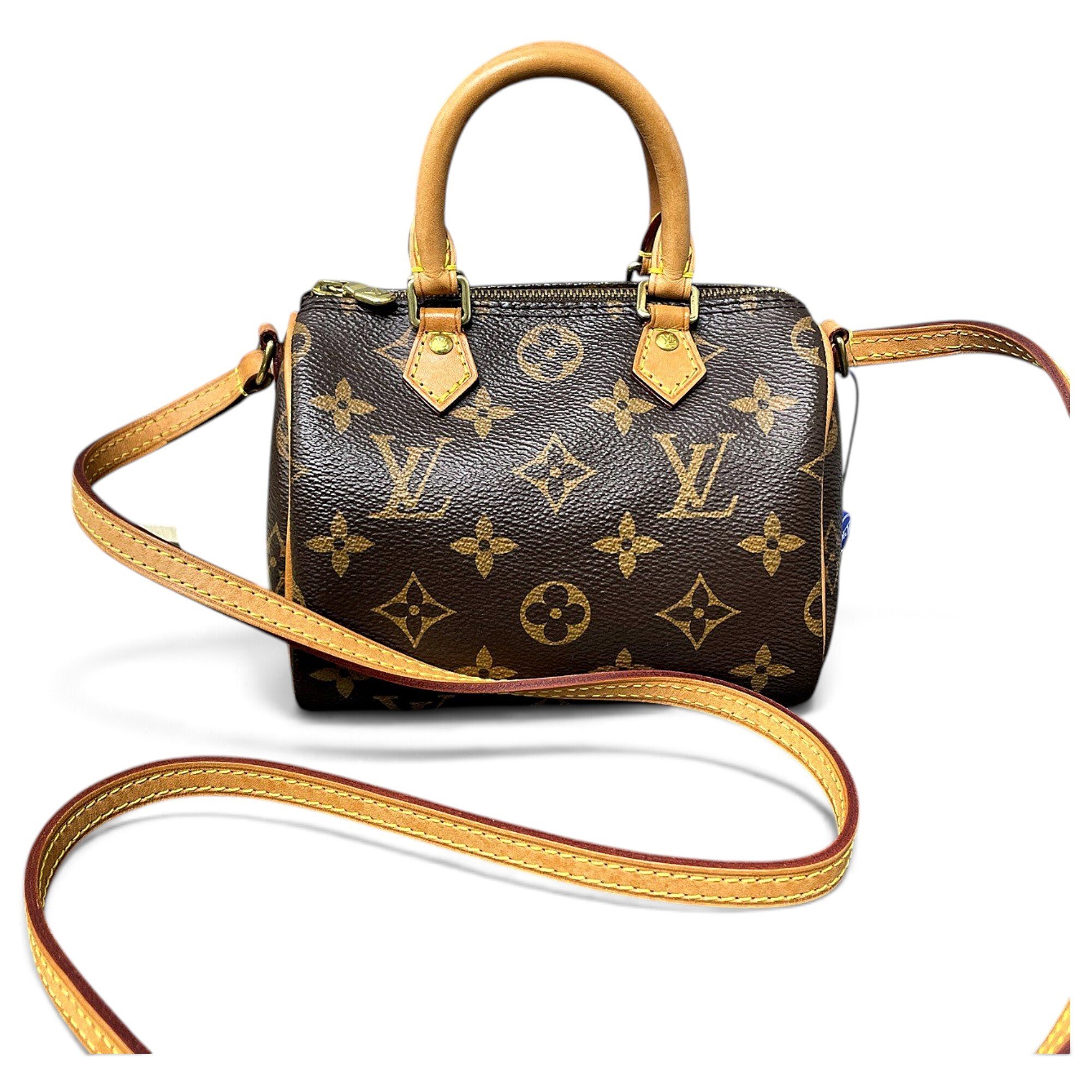 Louis Vuitton Nano Speedy / Mini HL leather handbag